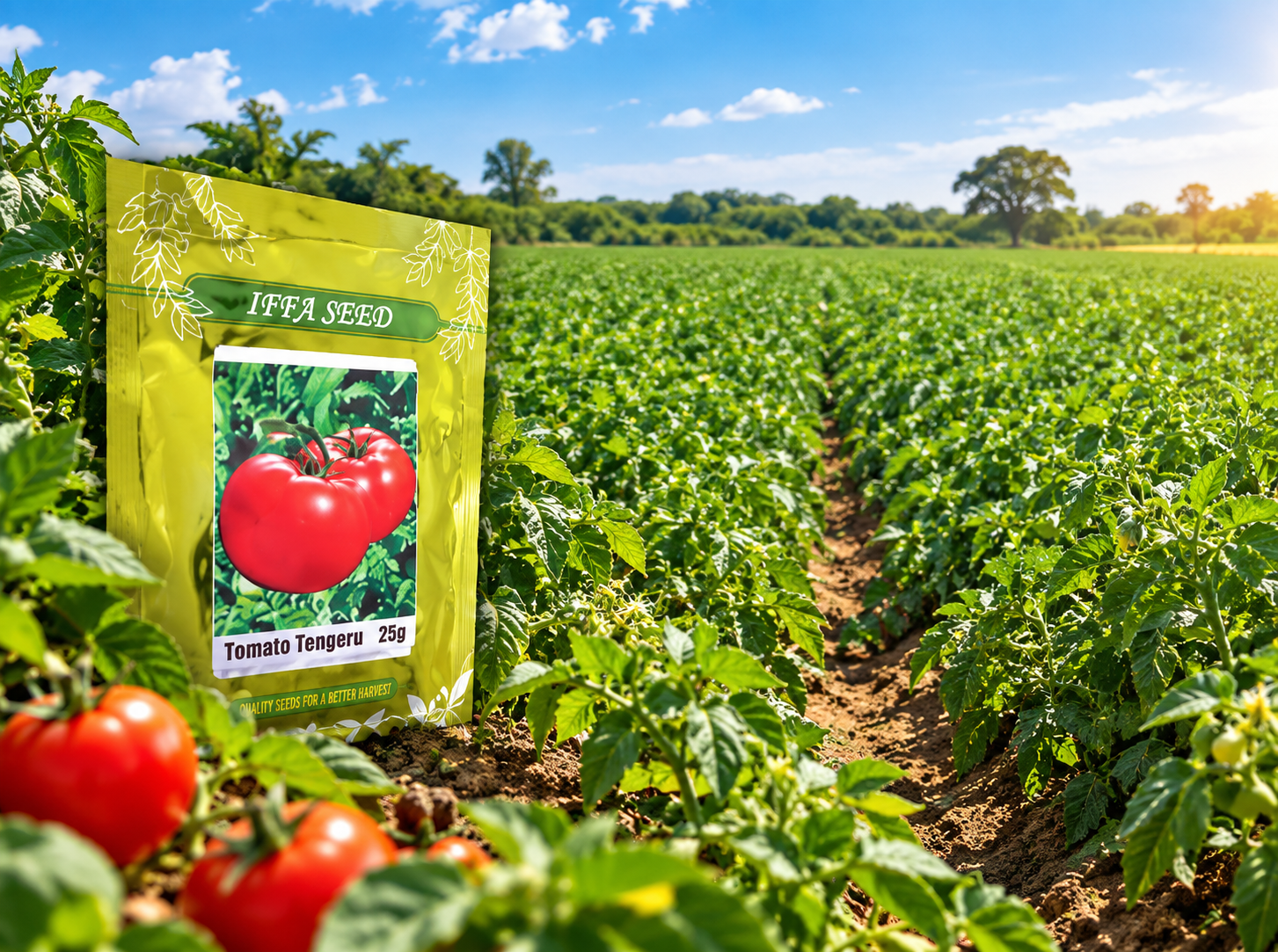 IFFA Seed tomato field in Tanzania